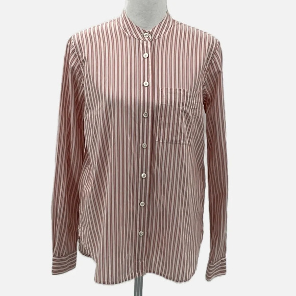 Closed Striped Cotton Button Front Long Sleeve Shirt - NWOT - Size XS - Picture 1 of 7